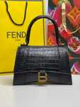 Geanta Balenciaga Hourglass - Croco Print