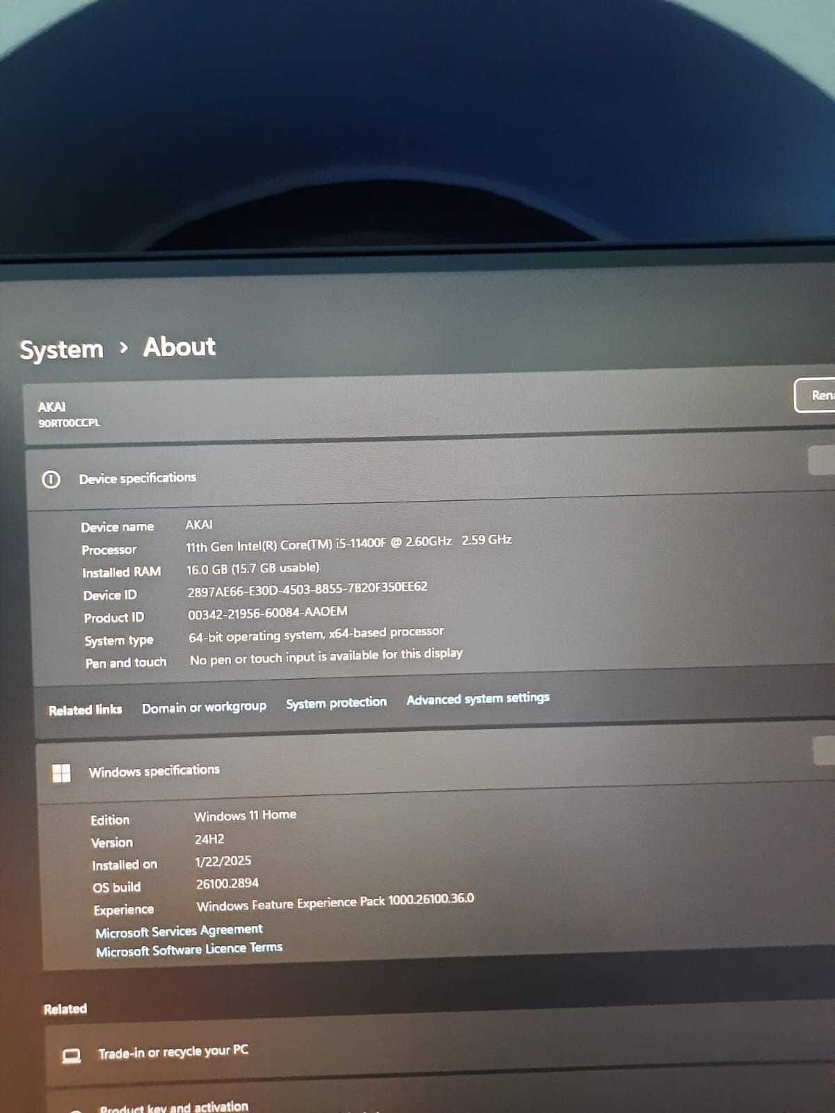 Calculator Lenovo Legion Tower T5 26IOB6 | i5-11400F | RTX3060 Ti