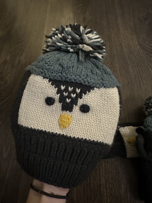 Зимна шапка и ръкавици Zara 1-3 години