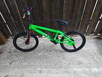 Bicicleta BMX verde