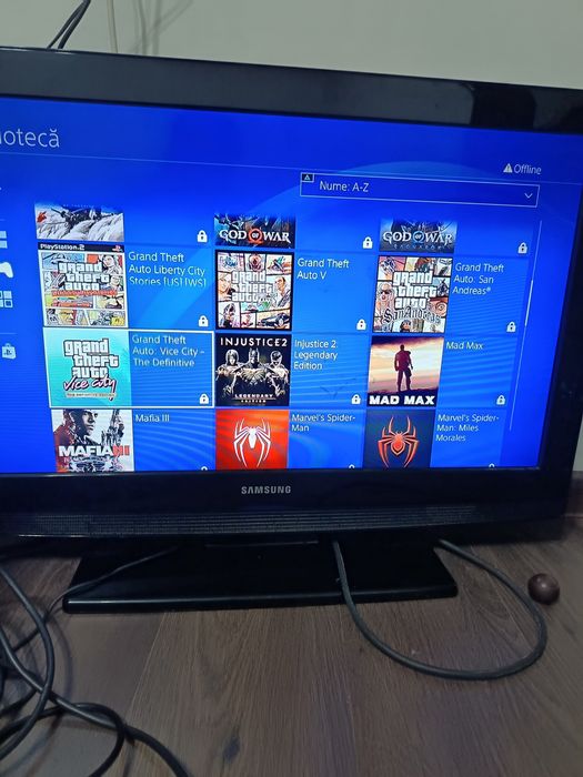 PlayStation 4 PS4 Slim ModaT (Orice Joc Gratis) +70 Jocuri
