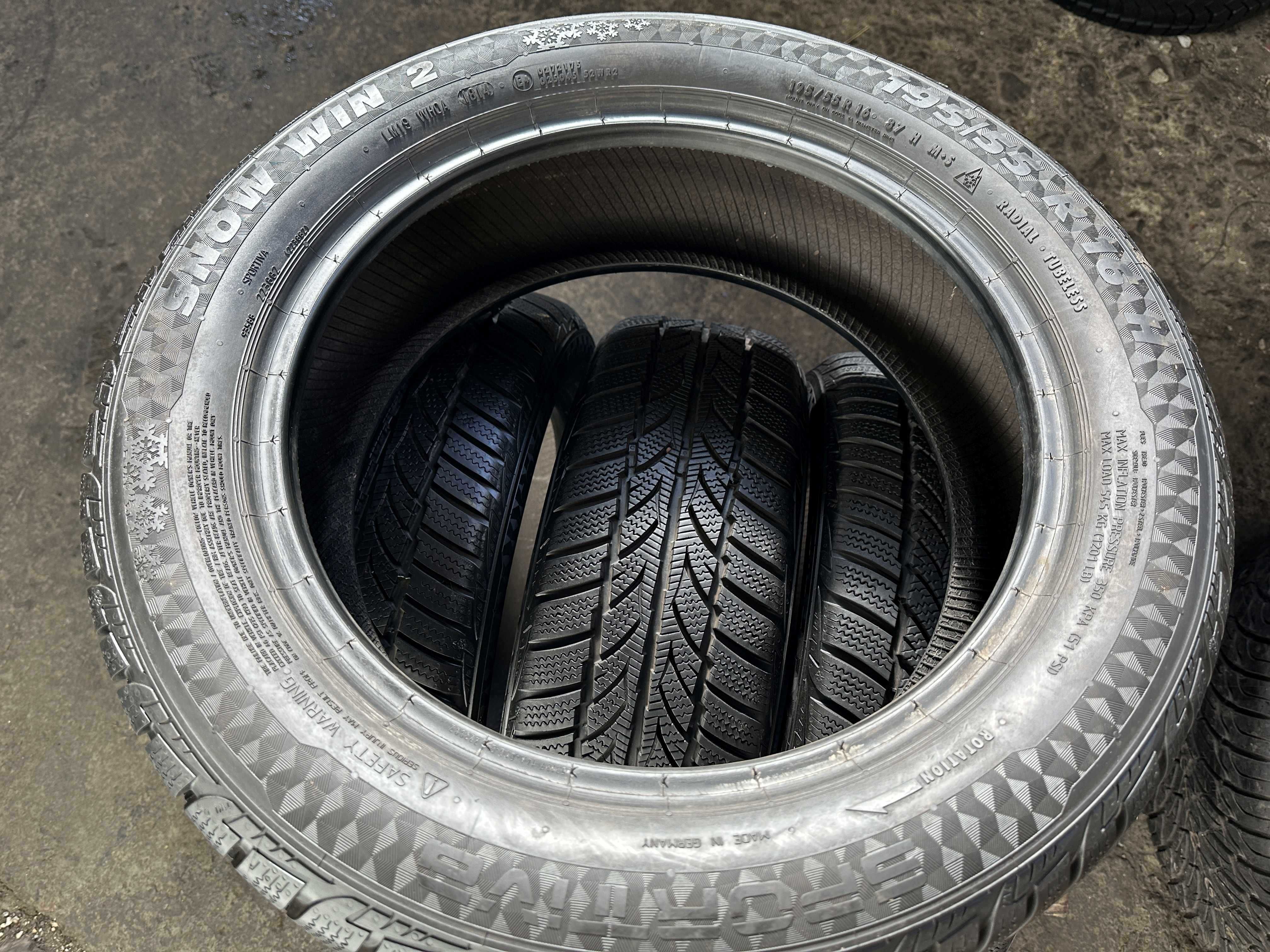 SET 4 Anvelope Iarna 195/55 R16 87h SPORTIVA Snow Win 2