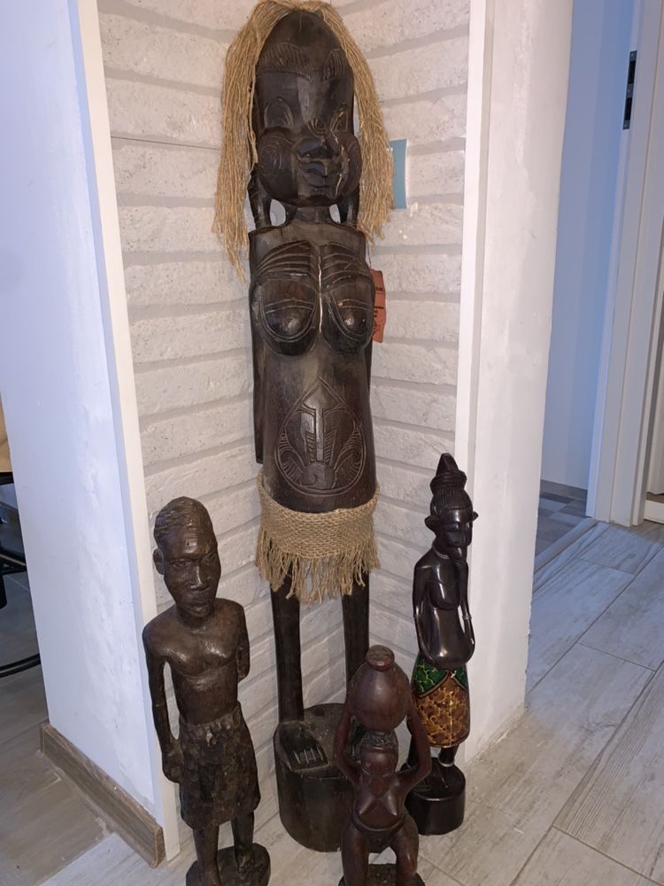 Statuie vintage Bali hand made lemn masiv