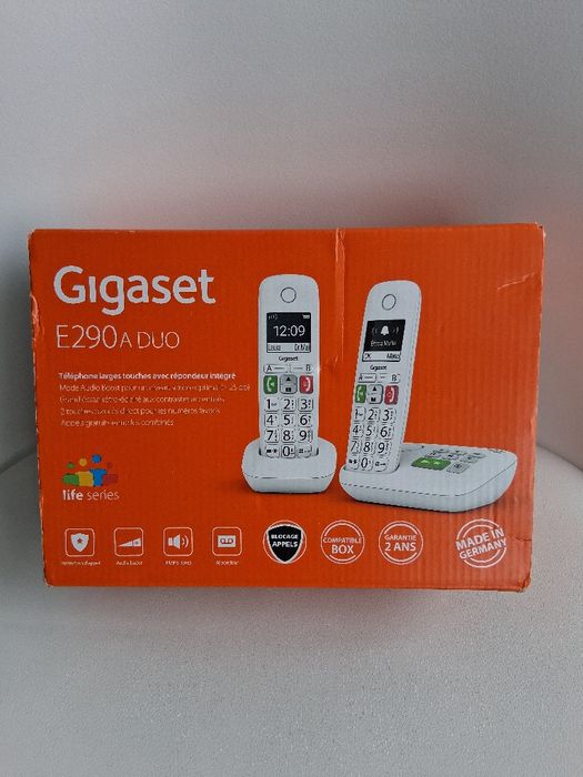 Nou Telefon fix DECT cu butoane pt seniori Gigaset E290A Duo