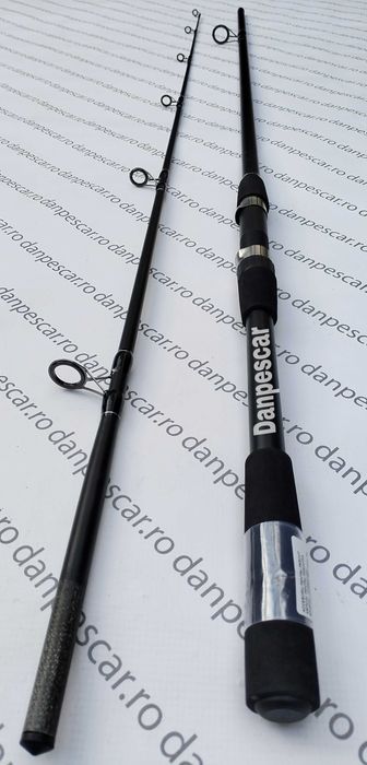 SET 4 Lansete 2,70 metri GOLD SHARK din 2 bucati cu actiune 80-150gr