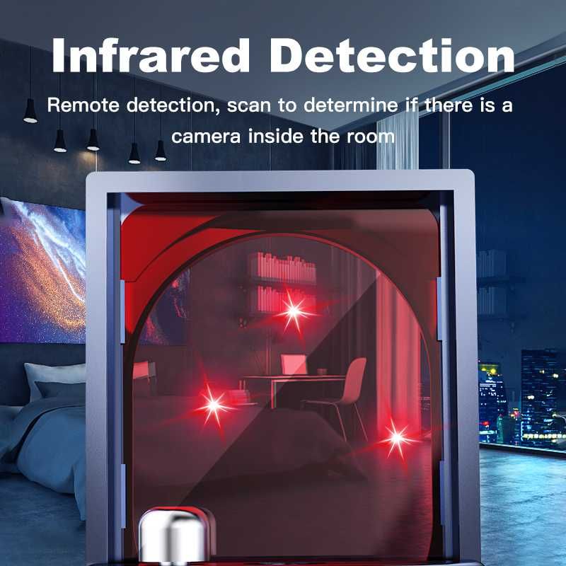 Detector Aparate Spion,TSS-T15,Scanare Laser, cu Lanterna