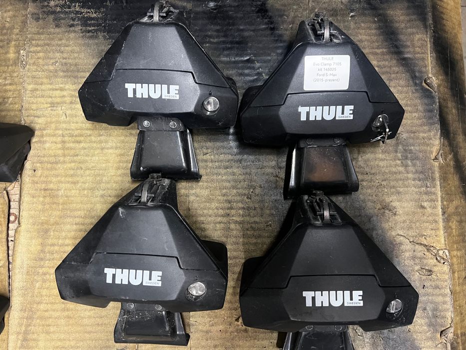 4 perechi Thule Evo Clamp 7105 picioare de prindere