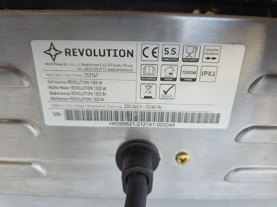 Aparat vafe profesional, Hendi