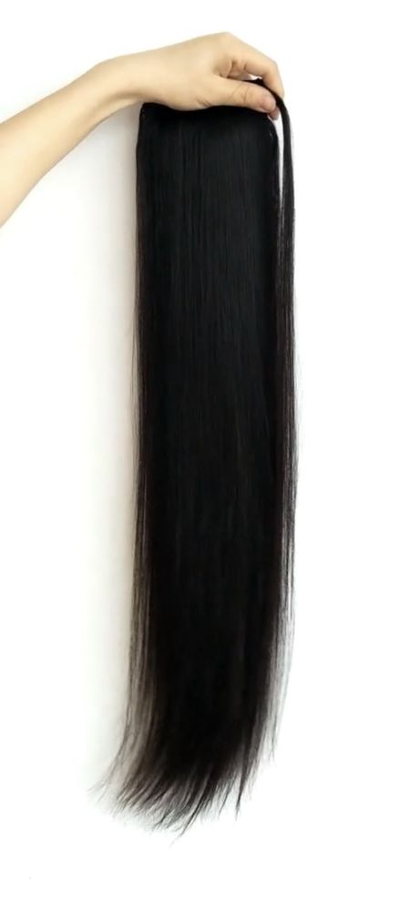 Extensie coadă par natural 100% negru