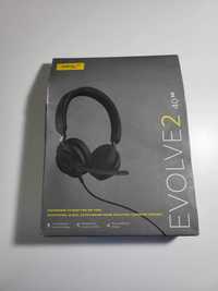 Casti cu microfon Jabra Evolve2 40, Certificate Microsoft, USB, Negru