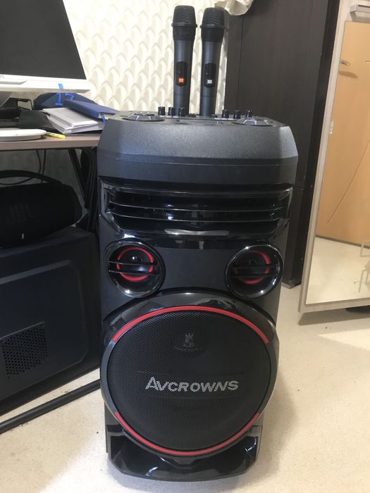 Срочна продам караоке калонка с двух микрафоном