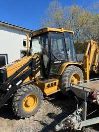 Buldoexcavator Caterpillar 438C, 2001, 7500 ore functionare