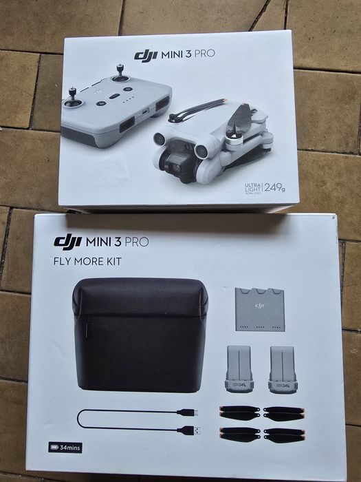 Дрон DJI Mini 3 Pro Fly More Combo + ND филтри