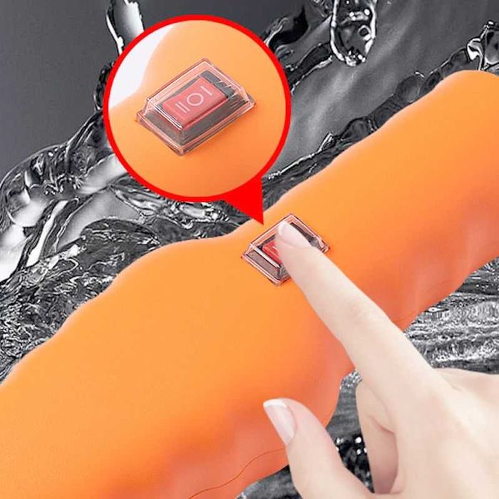 Smulgator electric de pasari, pui, rate, gaste, Portocaliu