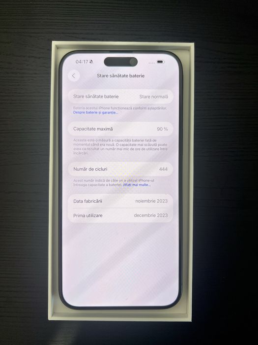 iPhone 15 Pro Max, Black Titanium, 256GB