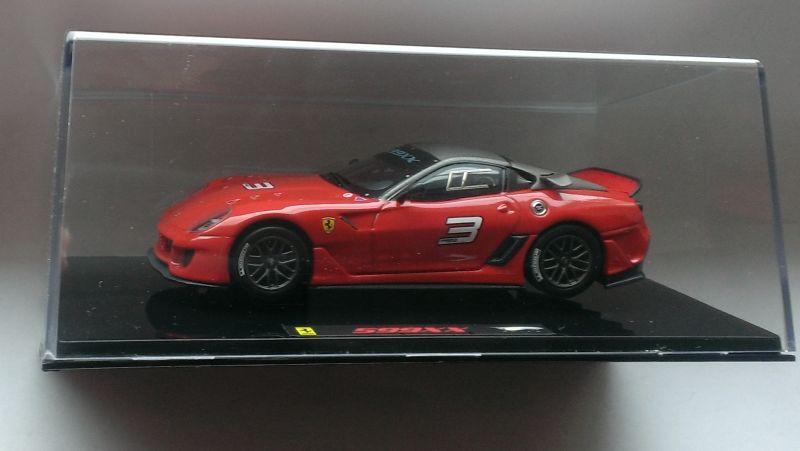 Macheta Ferrari 599XX 2010 - Hot Wheels Elite 1/43