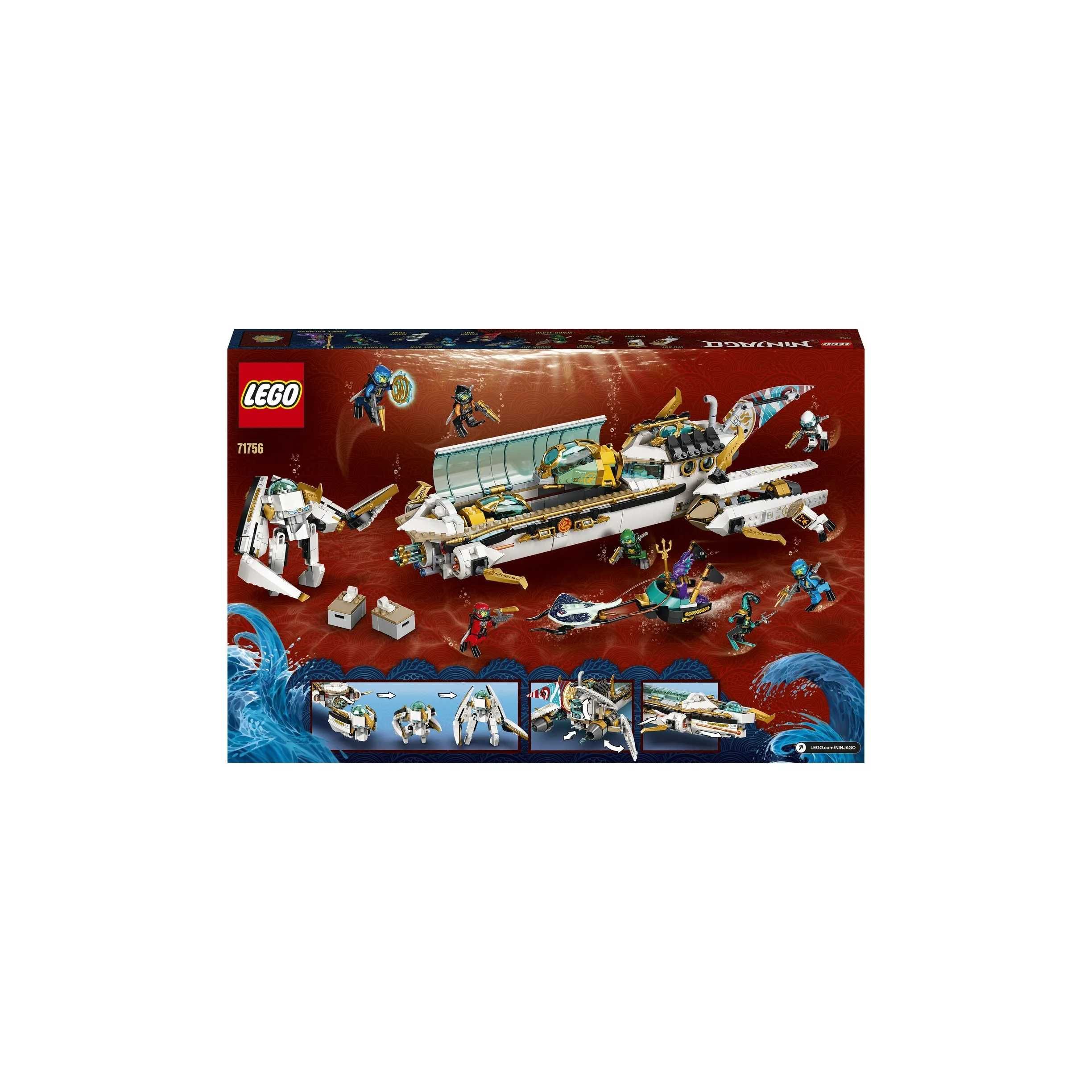 LEGO 71756 Ninjago Подводный Дар Судьбы