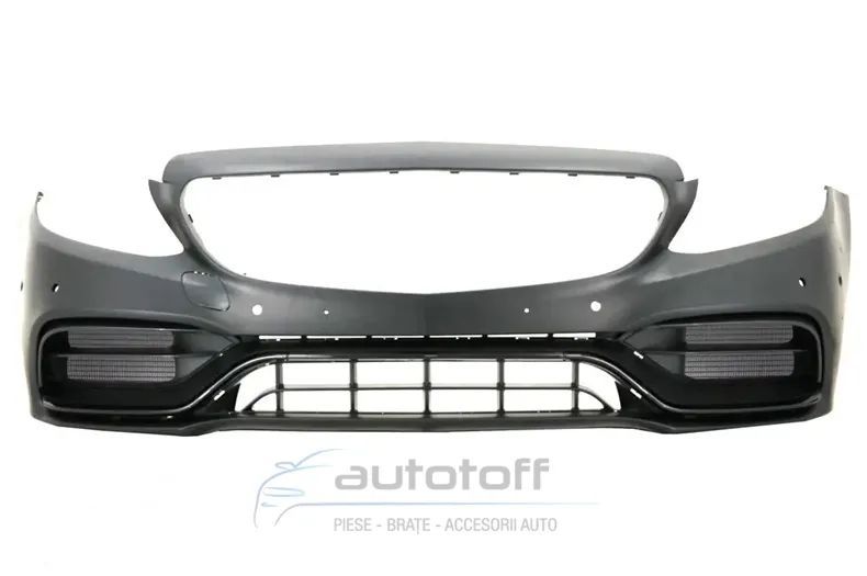 Bara Fata cu Difuzor si ornamente evacuare compatibil cu Mercedes C-Class W205 S205 (2014-2020) C63 Design