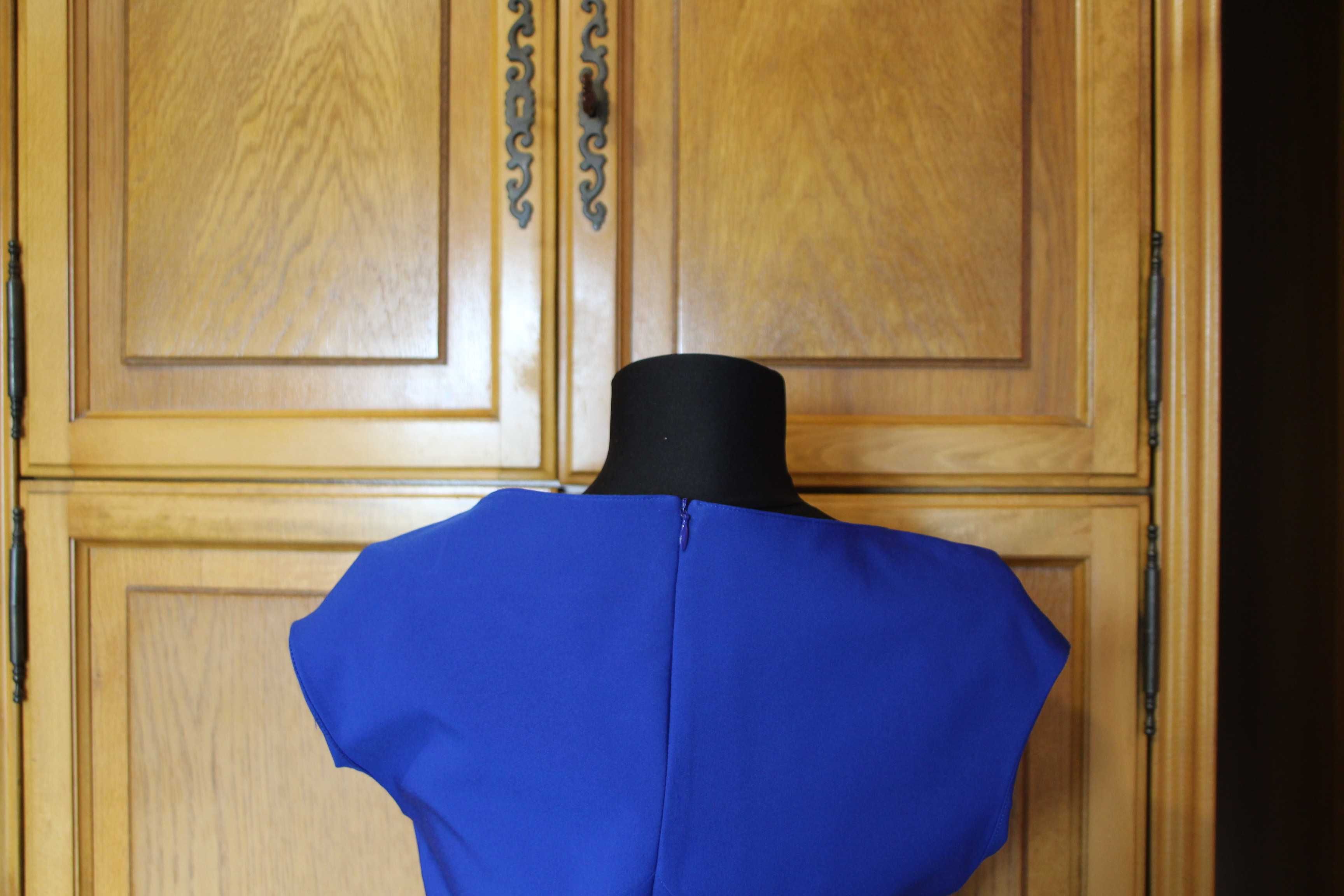 Rochie Zara albastru roial, 36 S