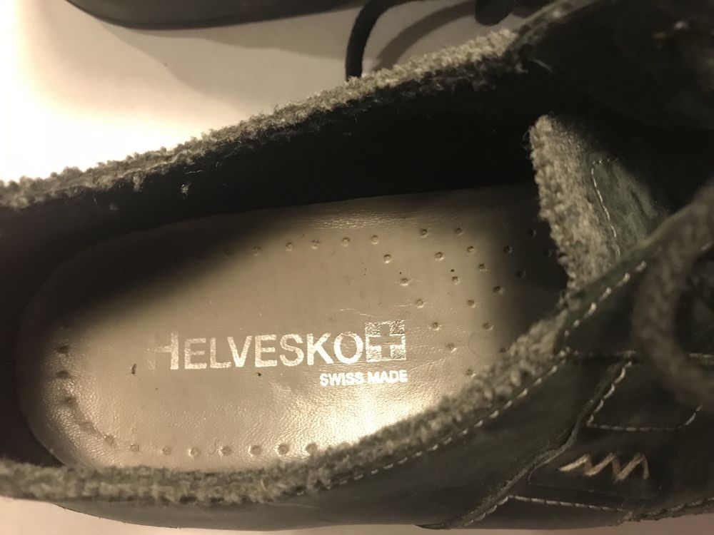 Pantofi Helvesko gri 38 piele naturala