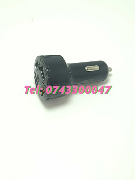 Incarcator Universal Masina Auto 4 Porturi Bricheta Usb Qc Fastcharge