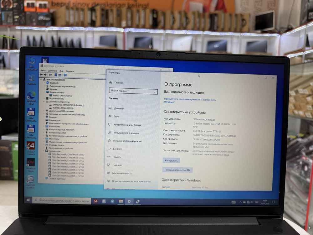 lenovo i3 12 avlod 8/256/500 dasturlashga ishlatsa bemalol iwlab berad