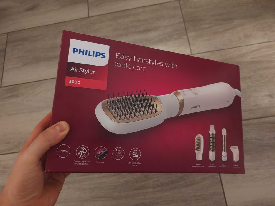 Perie de par cu aer cald Philips Seria 3000 BHA310/00, 800W