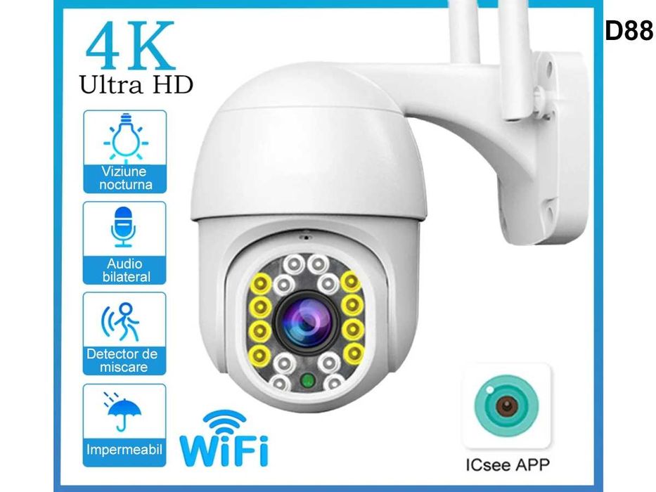 Cameră CCTV protecție fiabilă Aplicația ICsee 4MP WIFI