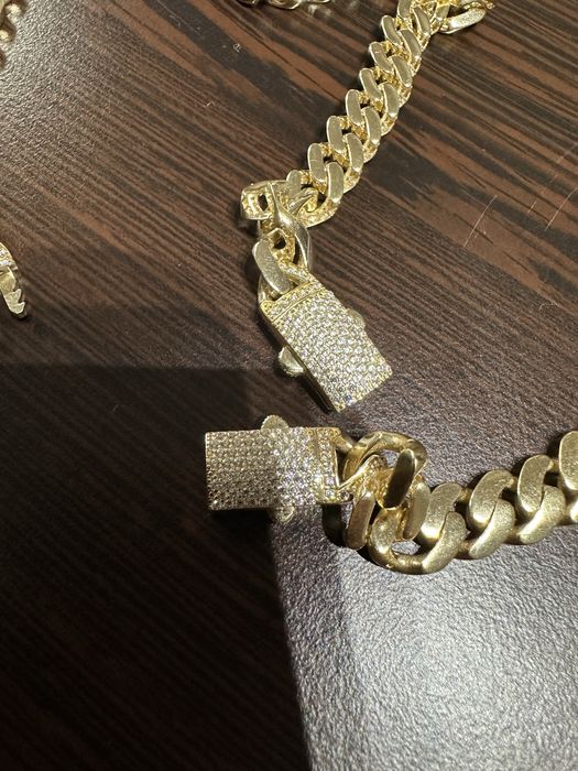 Lant cuban aur 14k turcia 585