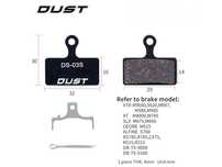 Placute semimetalice pentru biciclete cu frane pe disc Shimano