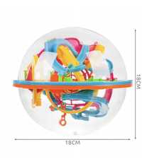 Jucarie logica labirint 3D, Zola®, multicolor, 138 de obstacole, 18 cm