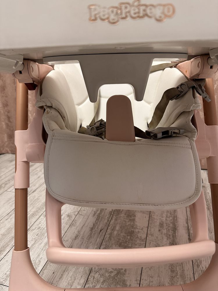 Стол за хранене Peg Perego розово злато