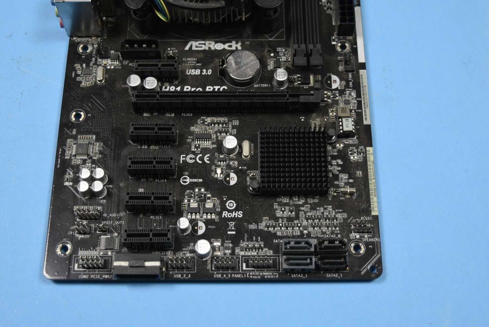 Asrock H81 Pro BTC + Intel Pentium G3420 + COOLER