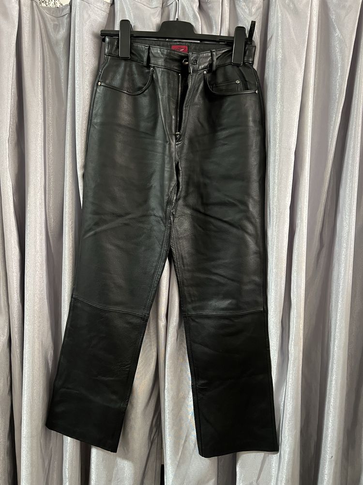 Pantaloni moto piele M