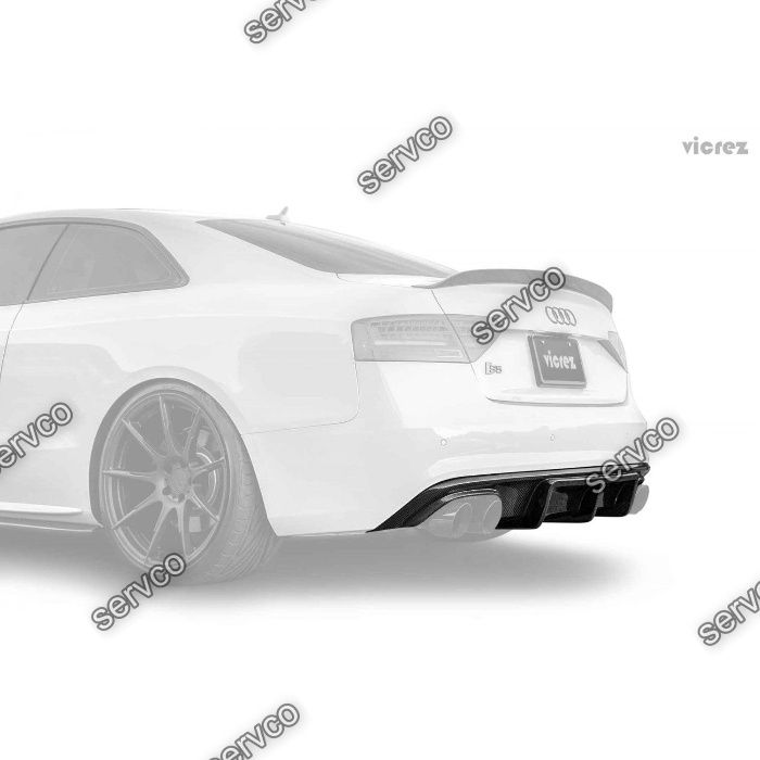 Difuzor bara spate Audi A5 Coupe Cabrio Sportback Sline S5 12-15 v10