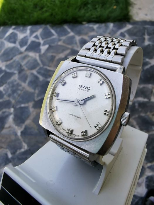 Ceas BWC - Int Manuala-ETA 2391 - Oțel - 35mm-Funt. Impecabil!