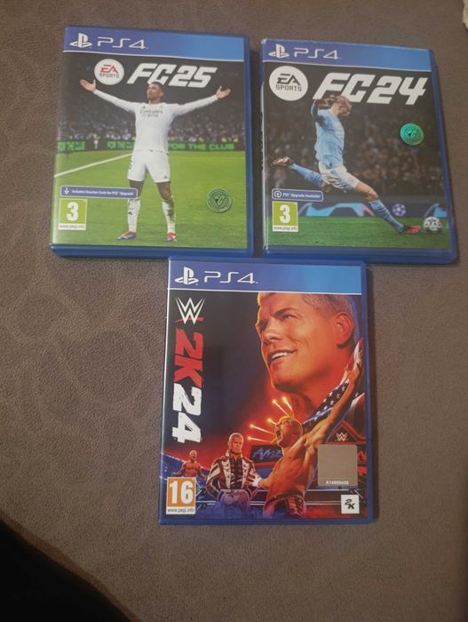 Продавам fc 25 и fc 24 и wwe