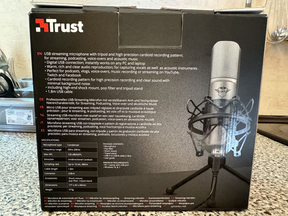 Микрофон Trust GXT 242