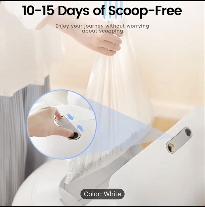 Самопочистваща се електронна тоалетна за котки