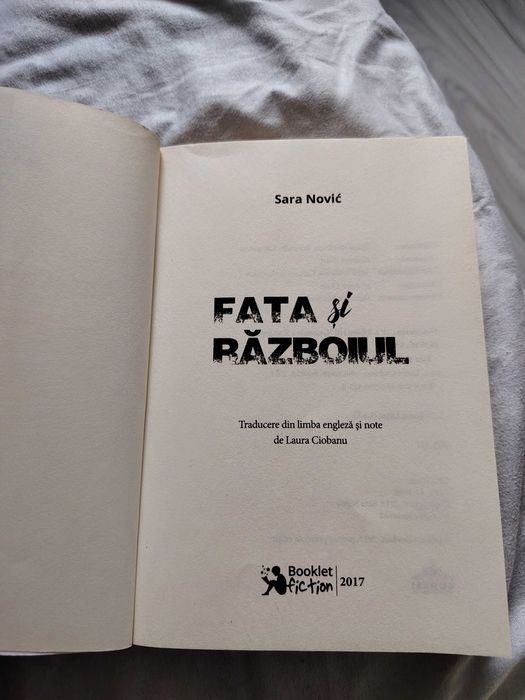 Carte "Fata si războiul"