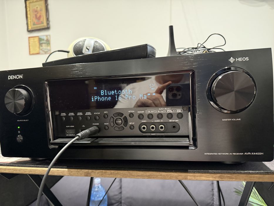 Receiver Denon AVR-X4400H,9.2,180W,4K,Bluetooth,Dolby Vision,Ca Nou