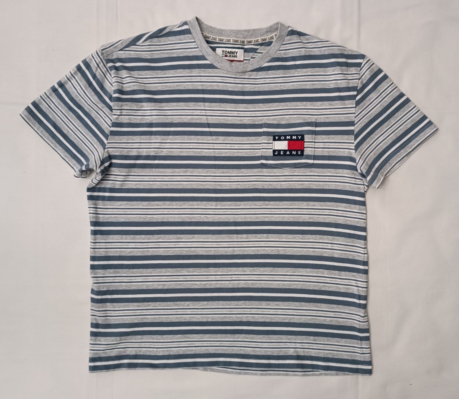 Tommy Jeans T-Shirt оригинална тениска S памучна фланелка