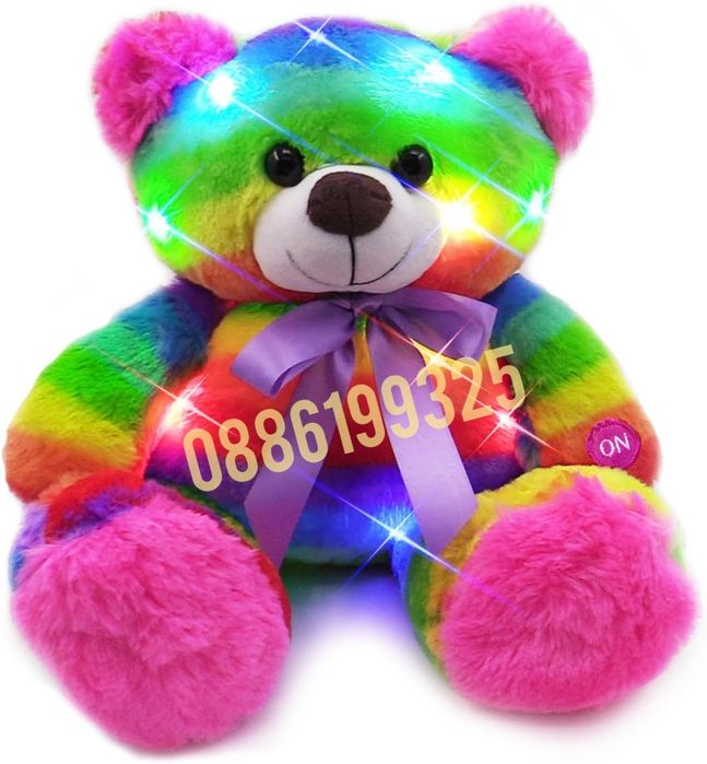 Голямо светещо и музикално Плюшено Мече