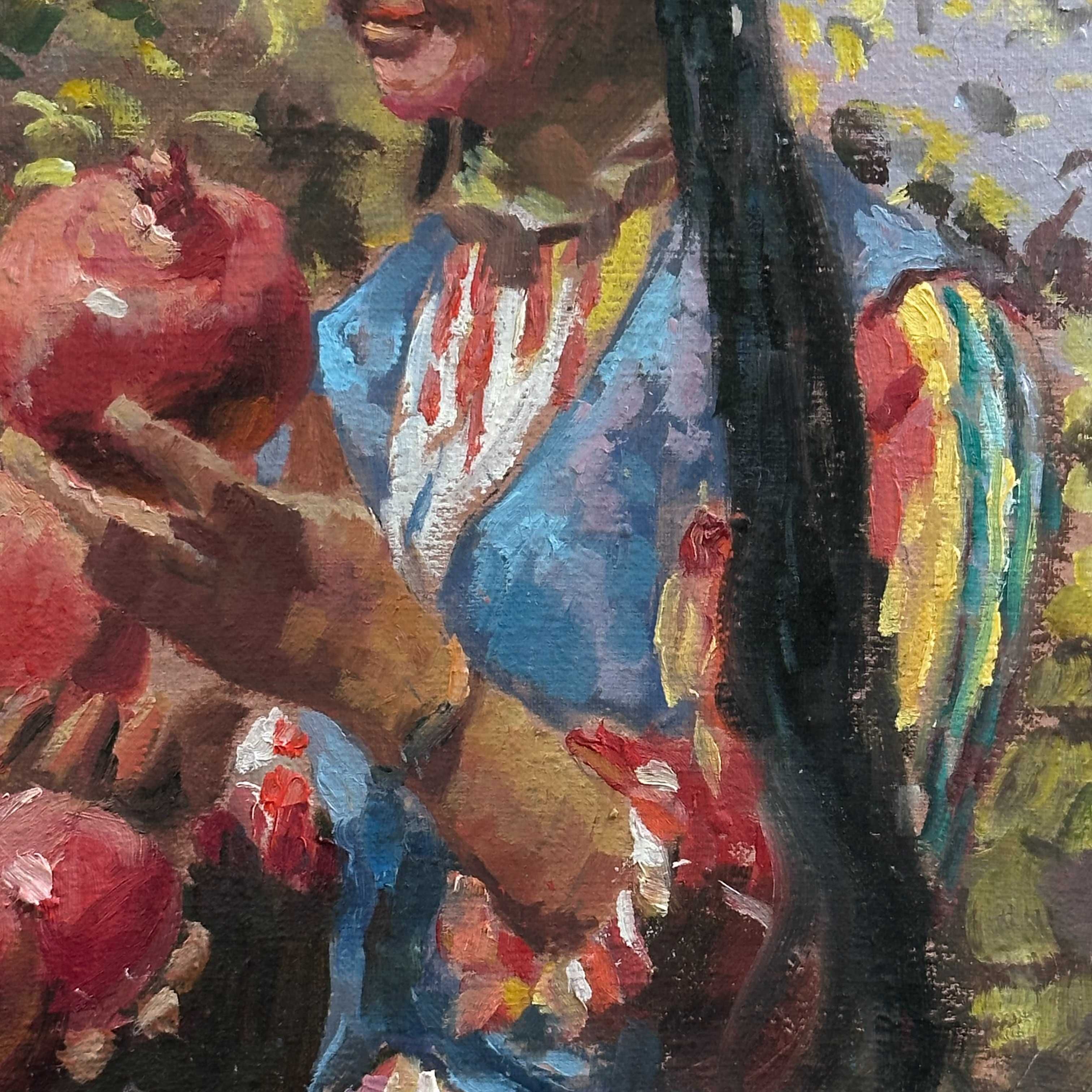 Картина Расулов «Девушки с гранатами»