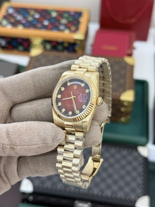 Rolex Day-Date 36mm Red Dial