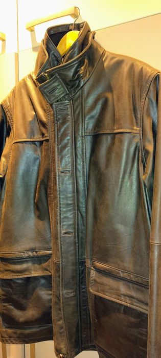 Мъжко кожено яке / полушуба