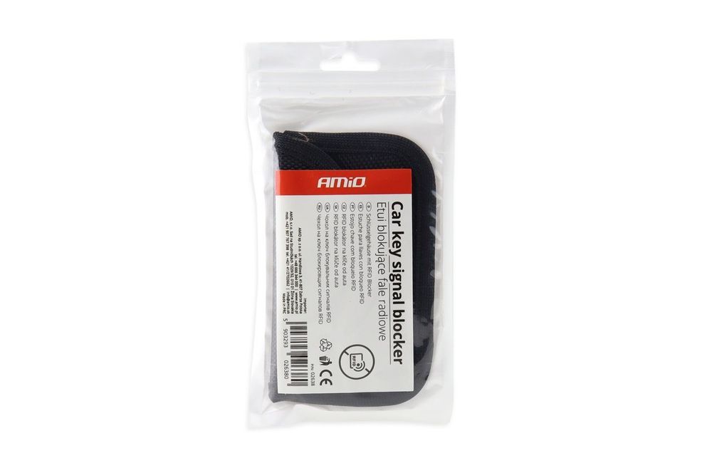 Husa cu bruiaj semnal Rfid GSM Wifi Bluetooth keys, blocare semnal cheie masina pornire Keyless SB-02, Amio