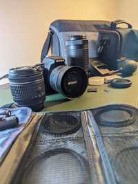 Camera DSLR Nikon D5600 + Lentile si accesorii