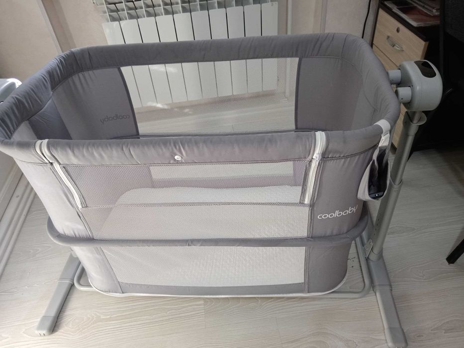 Детская колыбелька-кроватка Coolbaby CB02002 / Bolalar uchun belanchak