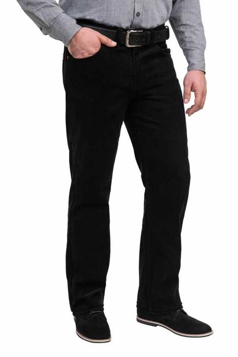 Vand pantaloni raiat clasici, Forza, negru 38